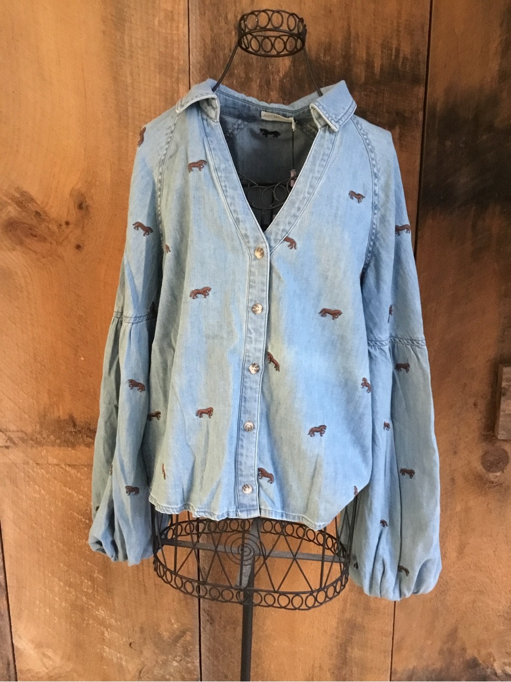 NWT Alec Les Filles Equestrian Top